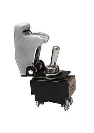 RUICHI SAC-01 Chrome KN3B-201A, Тумблер двухпозиционный однополюсный RUICHI KN3B-201A с хромированным предо тумблеры