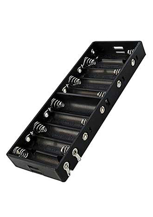 RUICHI BH3101 AA 10x1, Батарейный отсек RUICHI BH3101 AA 10x1, открытый батарейные отсеки и колодки