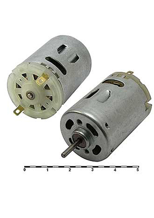 RUICHI R380-09320 24V, Коллекторный электродвигатель постоянного тока RUICHI R380-09320, 24 В, 4200 об/мин электродвигатели