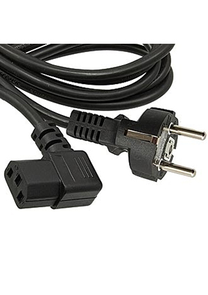 RUICHI SCZ Прям.-угл. 1.8м. 3х0.75, Сетевой шнур RUICHI SCZ, прям.,угл., 1.8 м, 3х0.75 мм2 кабель сетевой