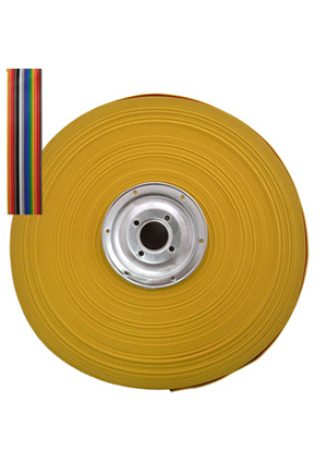 RUICHI RCA-14 color, Кабель ленточный 14-проводный RUICHI, шаг 1,27 мм, жила CU, изоляция PVC, цветмультико кабель плоский