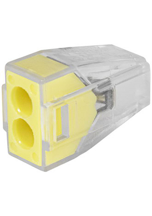 RUICHI Клеммник (773-322), Клемма зажимная соединительная безвинтовая RUICHI 773-322, 2-контактная, 20 А, а клеммные зажимы