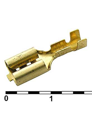 RUICHI DJ622-D6.3A, Клеммы ножевые (фастоны) клеммы ножевые быстрого соединения