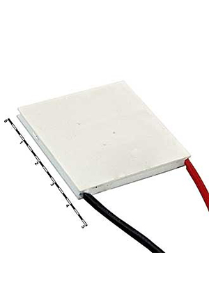 RUICHI TEC1-12708 (40x40), Модуль Пельтье RUICHI TEC1-12708, 40x40х5 мм, 12 В, 77 Вт термоэлектрические модули Пельтье