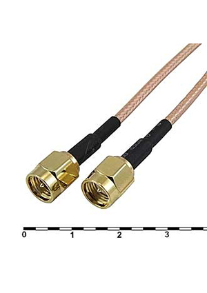 RUICHI SMA-P/SMA-P-RG316-30CM, Разъём высокочастотный RUICHI SMA-P/SMA-P-RG316-30CM, длина 30 см ВЧ разъемы