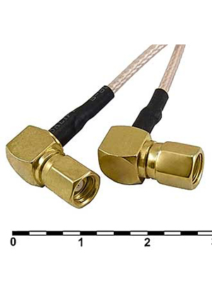 RUICHI SMC-KW2/SMC-KW2-RG178-30, Разъём высокочастотный RUICHI SMC-KW2/SMC-KW2-RG178-30, длина 30 см ВЧ разъемы