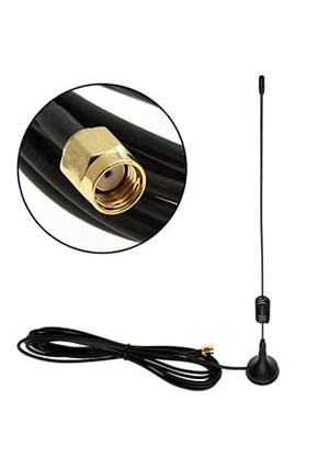 RUICHI GKT-433-3B3 (3m RG174) SMA J, Антенна GSM RUICHI GKT 433-3B3, 3 м, кабель RG 174, разъём SMA-J антенны