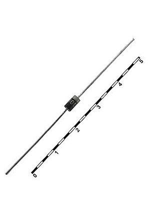 MIC UF4004, UF4004 MIC ультрабыстрый диод 400 В, 1 А, 50 нс, DO-41 диоды быстродействующие
