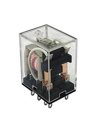 HJQ-22F-240VAC-2Z 5A, ���������������� ���� RUICHI HJQ-22F-240VAC-2Z 5A, 2(NO - NC); DPDT - 8 pin ;