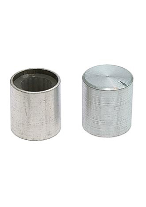 RUICHI 10X10BL, Ручка приборная RUICHI 10X10BL, на вал с зубцами ручки для радиоаппаратуры