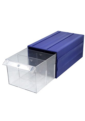 FUHENGSHENG 130х160х317 (ВхШхГ) blue, Ячейка наборная FUHENGSHENG 130х160х317 (ВхШхГ) синяя, материал HDPE кассетницы