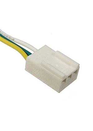 RUICHI HU-03 wire 0,3m AWG26, Межплатный кабель питания (розетка) трехполюсный RUICHI HU-03, AWG26, с шагом шнуры сетевые