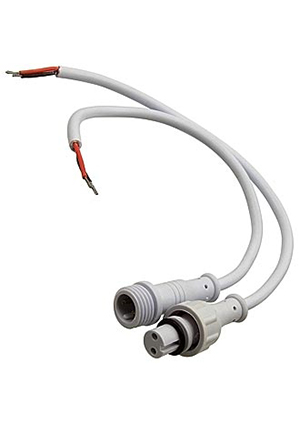 RUICHI 2pin WP L=40 D=13mm 2*0.3mm2, Разъём герметичный RUICHI 2pin WP L=40 D=13 мм 2*0.3 мм2, 2 контакта шнуры сетевые