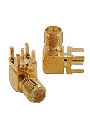 RUICHI RP-SMA-PR1, Разъём высокочастотный RUICHI RP-SMA-PR1, угловой ВЧ разъемы