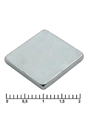 RUICHI B 15x15x2 N35, Магнит RUICHI B 15x15x2 мм, класс N35, квадратный магниты