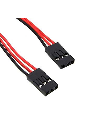 RUICHI BLS-3 *2 AWG26 0.3m, Межплатный кабель питания соединительный (розетка-розетка) RUICHI BLS-3, AWG26, шнуры сетевые