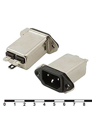 RUICHI DL-3DZ 2, Сетевой фильтр RUICHI DL-3DZ 21, 3 А сетевые фильтры подавления ЭМП