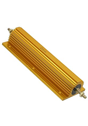 RX24 200W 5% 300R, Мощный постоянный резистор RUICHI RX24 200W 5% 300R, алюминиевый корпус