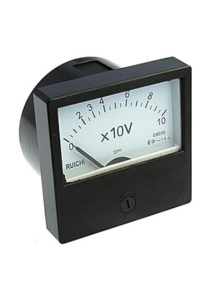 RUICHI Э8030 100V (аналог), ВольтметрRUICHI Э8030 100V (аналог), класс точности 2,5 щитовые аналоговые приборы