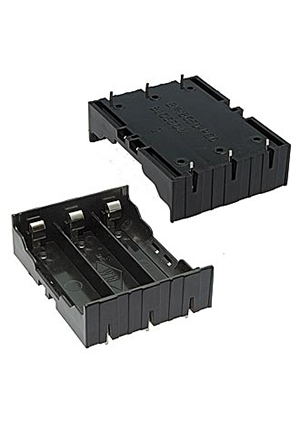 Battery Holder for Li-ion 3X18650, Держатели батарей, клипсы, контакты