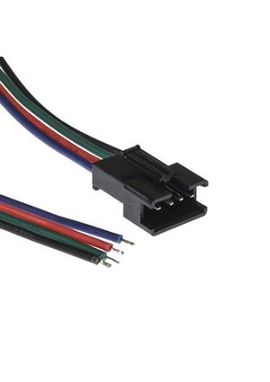 RUICHI SM connector 4P*150mm 22AWG Male, Межплатный кабель питания (вилка) RUICHI SM-коннектор, 4Pх150 мм, шнуры сетевые