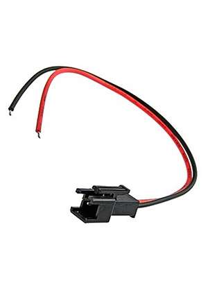 RUICHI SM connector 2P*150mm 22AWG Male, Межплатный кабель питания (вилка) RUICHI SM-коннектор, 2Pх150 мм, шнуры сетевые