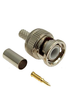 RUICHI BNC-C58P, Разъём высокочастотный RUICHI BNC-C58P, обжимной ВЧ разъемы