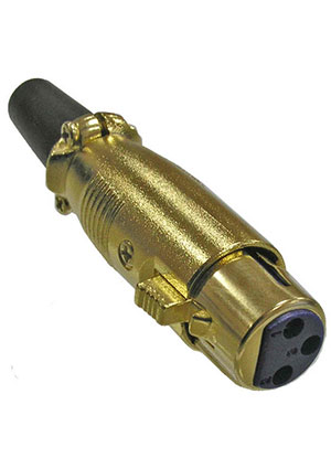 RUICHI JD-392, Разъём микрофонный XLR RUICHI JD-392, гнездо 3-х полюсное Аудио разъемы Jack