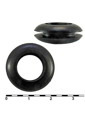 RUICHI Втулки 12х19х14х7.5х2, Втулка проходная RUICHI 12х19х14х7.5х2, резина EPDM аксессуары для корпусов