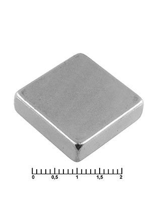 RUICHI B 20x20x6 N35, Магнит самарий-кобальтовый RUICHI, 20x20x6 мм, класс N35, квадратный магниты