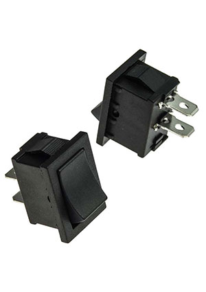 RUICHI KCD1-101-C1-B/2P on-off, Клавишный переключатель RUICHI KCD1-101-C1-B/2P, ON-OFF переключатели клавишные