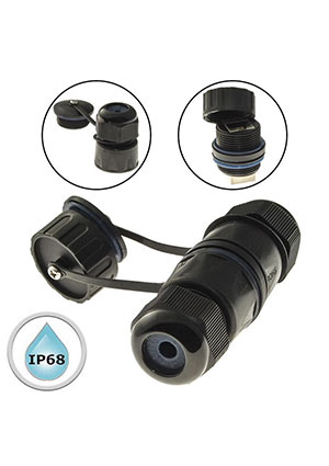 RUICHI RJ45M25Z2-6BG2, + разъемы телефонные и сетевые