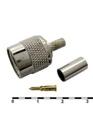 RUICHI TNC-C174P, Разъём высокочастотный RUICHI TNC-C174P, обжимной ВЧ разъемы