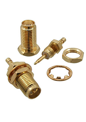 RUICHI RP-SMA-C1,13J, Разъём высокочастотный RUICHI RP-SMA-C1,13J, на панель ВЧ разъемы