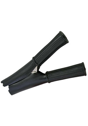 RUICHI 8-0040 black, Зажим-крокодил RUICHI 8-0040 изолированный, 17.9 мм, 30 А, черный зажимы крокодил