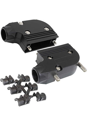 DP-15 corner, ������ ��� ������� D-SUB RUICHI DP-15, �� 15 ���������, ������� ��������� ������ 7 ��,