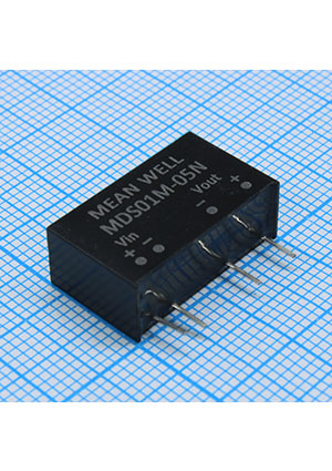 MDS01M-05N, ��������������� DC/DC, 1��, ���� 10.8:13.2�, ����� 5�/20:200��, �������� 6000� DC, 1xMOP