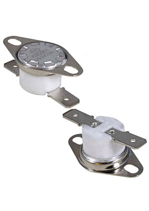 RUICHI KSD301 300*C 10A NC cera, Термостат нормально замкнутый NC RUICHI KSD301, 300  С, 10 А, 250 В, 100 м термостаты