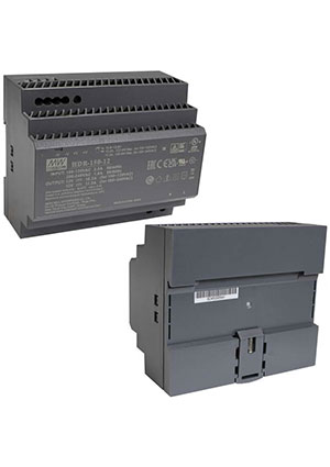 MEAN WELL HDR-150-12-MW, HDR-150-12-MW, Блок питания AC-DC, 135.6Вт, вход 85...264 В AC 47...63Гц/120...370В D DC-DC преобразователи на DIN-рейку