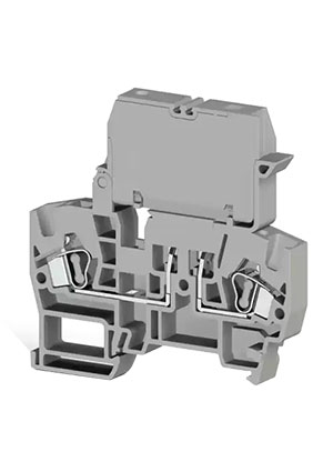 Klemsan 0.0.0.3.55129, Клеммник пружинный с держ.предохр. (6,3х32), откид.картридж, на DIN-рейку, 4 мм.кв., винтовые клеммы