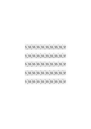 Klemsan 0.0.0.5.05203, DY10/6.5; Вертик. марк-ка (21-30), 1 пластина - 30 шт. маркировка для клемм