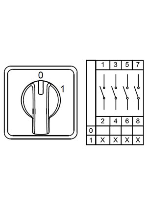 0.0.0.8.00000, CS010090S;    - (0-1); 1 FAZ 10 A 60