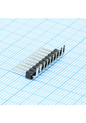 DS1022-1x10RDF11-B, ����� �� ����� ������� PLS10R 10 ���� 1x10, 2.54�� (A=3mm, B=6mm, C=6.07mm), ���