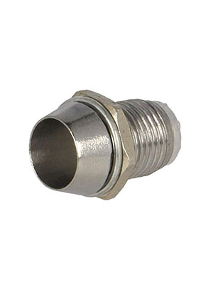 Hebei LC-05B, Держатель LED; 5мм; хром; латунь; вогнутый; L2: 10мм держатели светодиодов