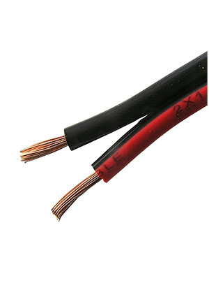 RUICHI SC 2x2.50 R/B, Акустический кабель RUICHI, 2x2.50 мм2, изоляция 0.8 мм, -40...+65  C, проводник CCA, кабель акустический