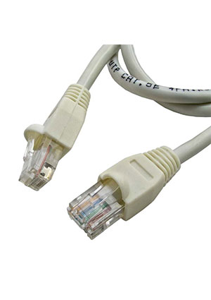 RUICHI Патчкорд  RJ45 1m белый, Патчкорд RJ-45 UTP Cat5e RUICHI, 1 м, белый шнуры компьютерные