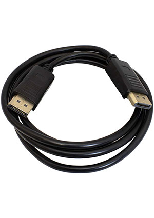 RUICHI DP-DP-1.5M, Кабель RUICHI DP-DP-1.5M, DisplayPort (m) (прямой) - DisplayPort (m) (прямой),1.5м, черн шнуры компьютерные