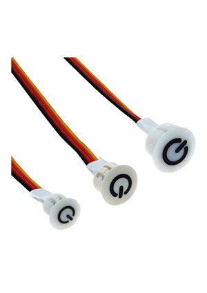 RUICHI BTS 24V WHITE ф16 Self-locking, Кнопка сенсорная RUICHI BTS, 24 В, белая, диаметр 16 мм, самоблокиру кнопки на блок