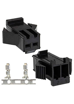 RUICHI SM-2F 2.54mm + Terminal, Разъем питания низковольтный RUICHI SM-2F 2.54mm + Terminal, гнездо, с конт штырьковые разъемы питания