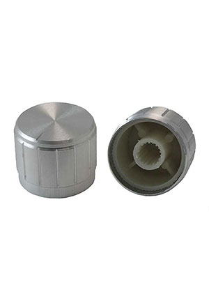RUICHI 21X17BL, Ручка приборная RUICHI 21X17BL, на вал с зубцами ручки для радиоаппаратуры
